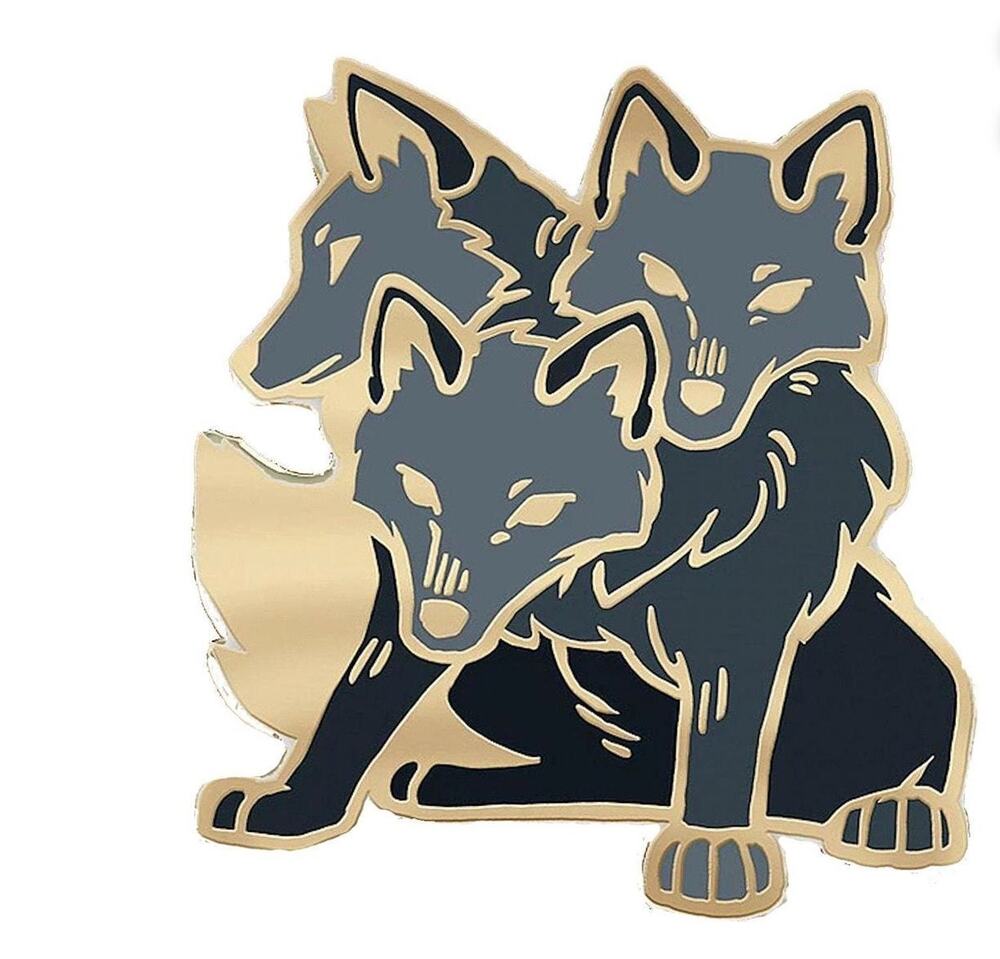 Harry Potter Hagrid Three-Headed Dog Fluffy Enamel Pin 288-1